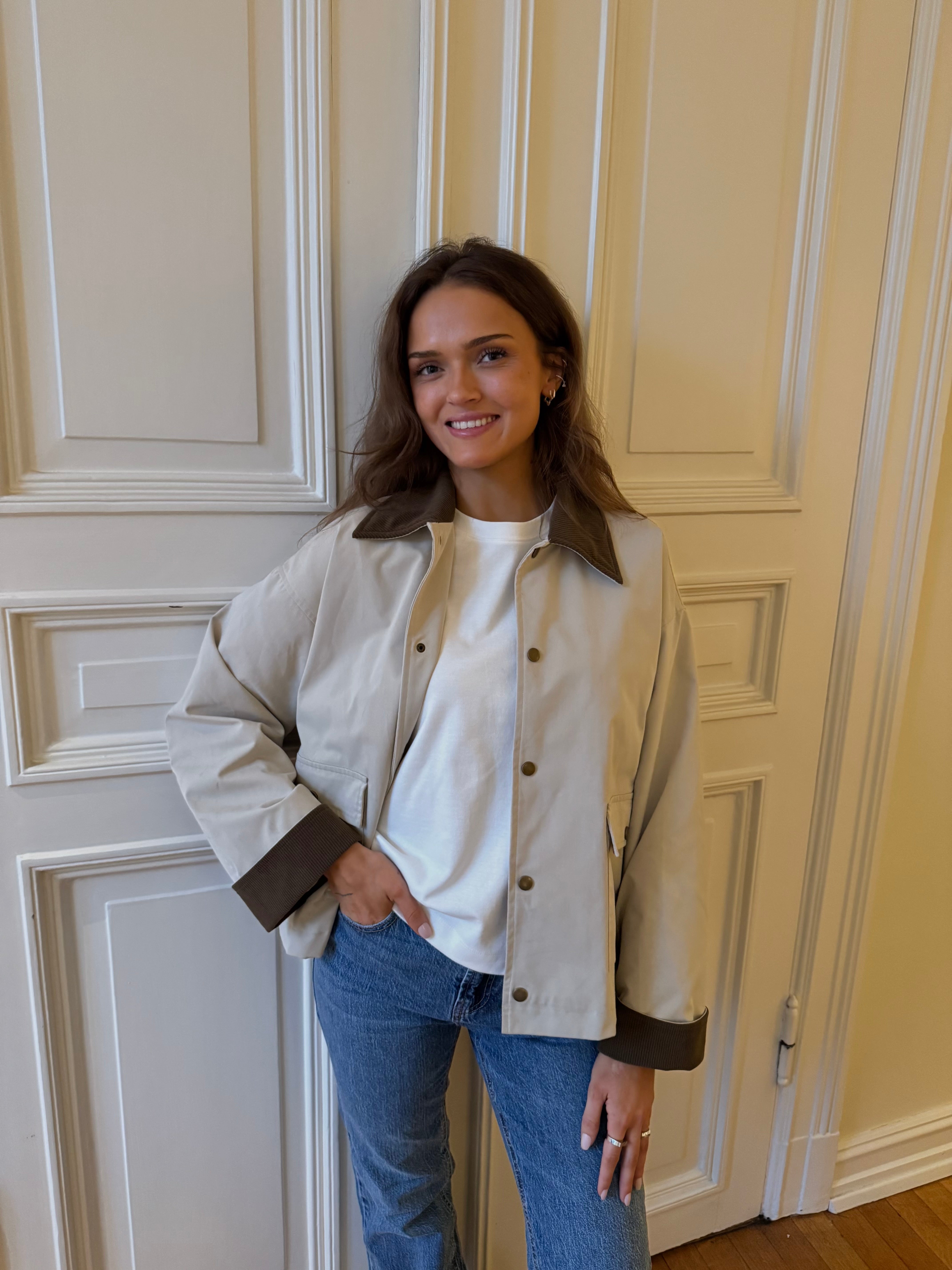 NMNORA JACKET - Silver Lining